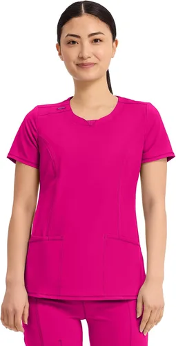 Vista 36 de Cherokee Infinity - Camiseta médica con cuello redondo y 3 bolsillos para Negro