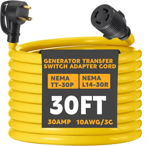 Vista 10 de Kanayu Cable adaptador de interruptor de transferencia de generador NEMA TT