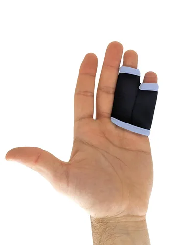 Vista 2 de BJJ - Cinta de repuesto para doble dedo exterior (anillo rosado/puntero-dedo medio) (XS)