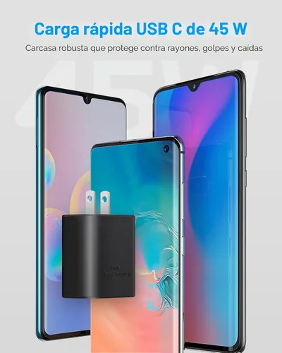 Vista 4 de AISNI Cargador USB C de 45 W Tipo C Bloque de carga rápida