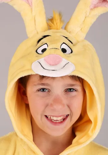 Vista 7 de Disney - Disfraz de conejo de lujo, disfraz de Halloween con capucha para niños y niñas, con mitones, Winnie the Pooh