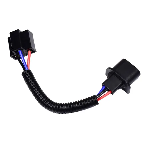 Vista 5 de Adaptador de extensión H13 9008 a H4 9003, arnés de cableado, conectores de conectores de conversión de faros delanteros para Jeep Wrangler JK TJ