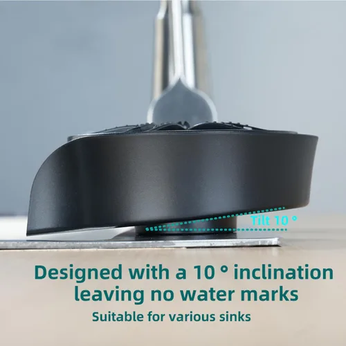 Vista 5 de Enjuagadora de vidrio 2 en 1 para fregadero de cocina, lavadora de vasos giratoria de 360 grados de alta presión con pistola rociadora extraíble