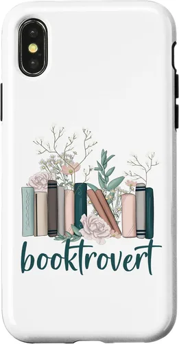 Vista 5 de Grow Your Mind Wildflower Book Booktrovert Floral Womens Case for iPhone 17