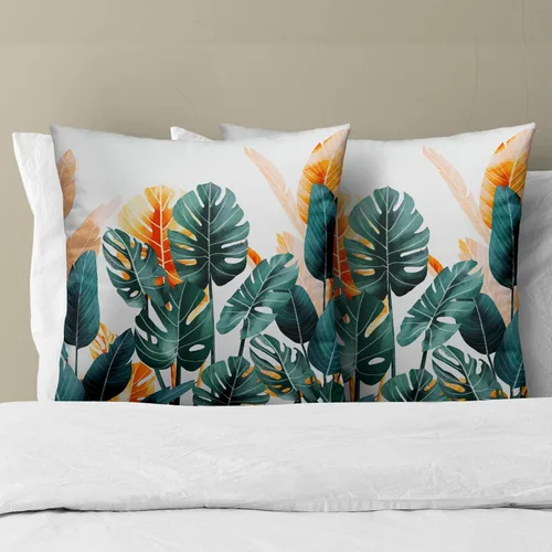 Vista 191 de Giwawa Juego de 2 fundas de almohada decorativas con diseño floral de girasol de 16 x 16 pulgadas, fundas de cojín decorativas para el hogar, sofá