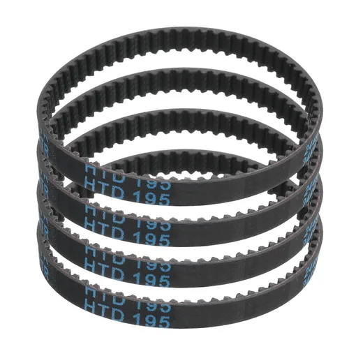 Vista 47 de uxcell 4 piezas HTD-3M Correa de Distribución de Goma 48 Dientes, Longitud de Paso 144mm x Ancho 6mm x Altura 2.4mm, Correa de Polea de Distribución