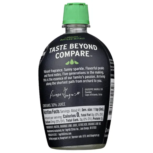 Vista 6 de Ingrilli Organic Lime Squeeze, botella de 7 onzas líquidas (paquete de 6)