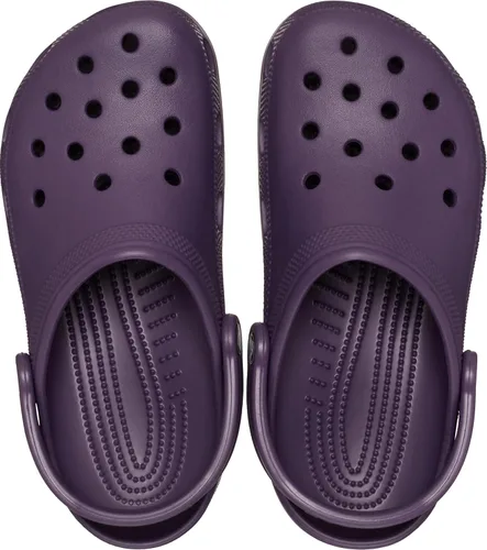 Vista 3 de Crocs - Zuecos clásicos unisex, Dark Iris, talla 7 EE. UU. para hombre