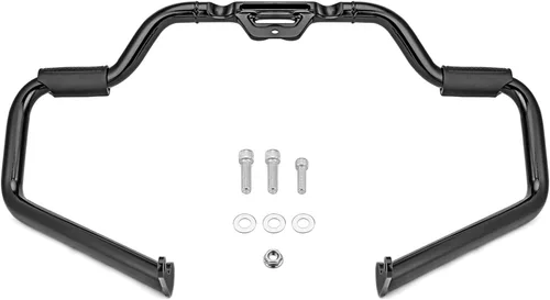 Vista 7 de Mofun Marco de protección del motor, barra de choque de carretera compatible con Harley Softail Heritage Breakout Fat Boy Street Bob Deluxe Low