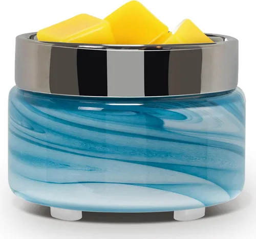 Vista 13 de EQUSUPRO Calentador de cera para derretir cera perfumada 3 en 1, calentador eléctrico de cera de cerámica, quemador, derretidor de cera de fragancia