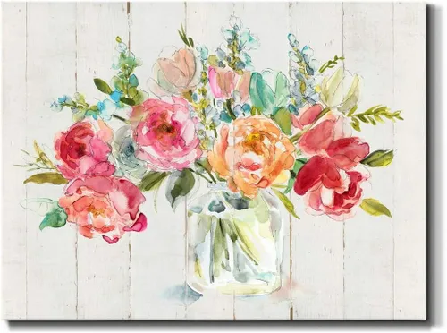Vista 60 de Renditions Gallery Arte de pared de bosque otoñal, decoración de lienzo premium envuelto en galería, listo para colgar, 12L x 8A, impresión hecha