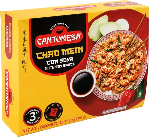 Vista 4 de Cantonesa Chao Mein - Fideos con salsa de soja, 12 onzas