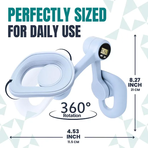 Vista 3 de Smart Thigh Master Dispositivos de ejercicio ajustables para suelo pélvico para mujeres y hombres con pantalla de contador automático