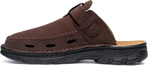Vista 2 de Sandalias de cuero para hombre impermeables para verano