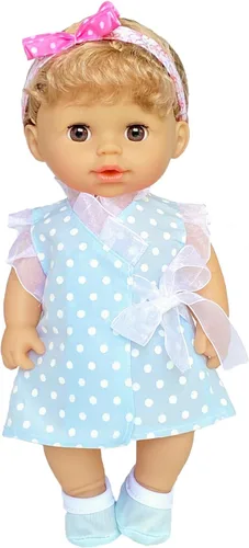 Vista 6 de farand paquete de 6 vestidos para muñeca Bebé Vestido trajes para muñeca de 12 pulgadas.