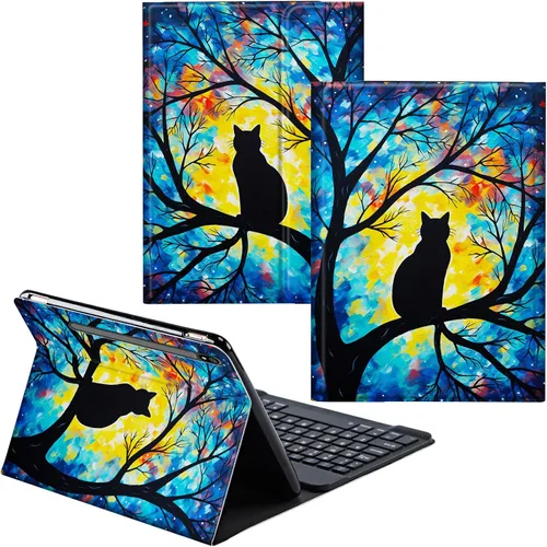 Vista 93 de Para Samsung Galaxy Tab S6 Lite Funda 2022/2020 Teclado Inalámbrico Desmontable Y Cubierta De Soporte De Cuero PU Funda Protectora Para Samsung