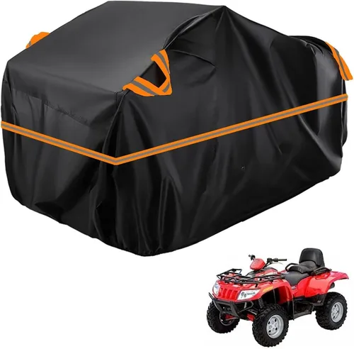Vista 358 de Cubierta para ATV impermeable compatible con Arctic Cat H1 EFI TRV Cruiser 4x4 2011, cubierta de 210D para vehículos de 4 ruedas, cubierta para quad