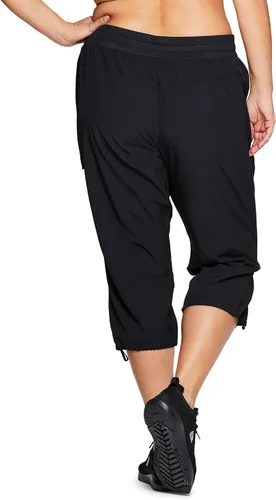 Vista 9 de RBX Active - Pantalón capri para mujer, talla grande, ligero, tejido, con cordón, estilo cargo