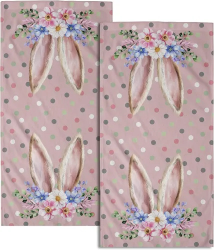 Vista 15 de Giwawa Toallas de mano en blanco y negro – Juego de 2 toallas de baño decorativas para baño, cocina, gimnasio, 14 x 28 pulgadas