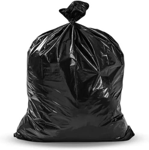 Vista 7 de Veska Bolsas de basura de 33 galones, enormes 100 bolsas con lazos, bolsas de basura negras grandes de 30 galones, 32 galones, bolsas de basura