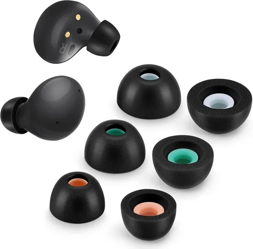 Vista 12 de Puntas de espuma viscoelástica para Samsung Galaxy Buds 2 / Plus/Beats Studio Buds, sin dolor de silicona en las orejas, almohadillas de repuesto