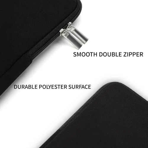 Vista 3 de RAINYEAR - Funda protectora para portátil de 11 a 11,6 pulgadas, funda de transporte suave, con cremallera, con bolsillo para accesorios, compatible
