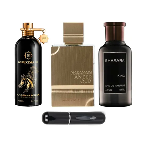 TONKA+AMBEROUD+BHARARAKINGCAJA+PERFUMERO de AROMA DE PRIMERA