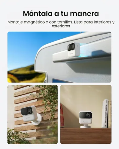 Vista 2 de REOLINK Argus MagiCam Security Cameras Wireless Outdoor 1080p, 2 Pack