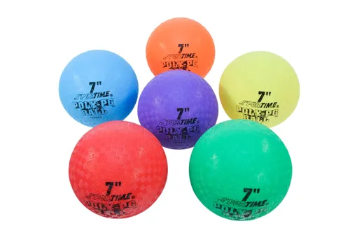 Vista 2 de Sportime Poly-PG Gradeball Set, 7 pulgadas, juego de 6 - 009586