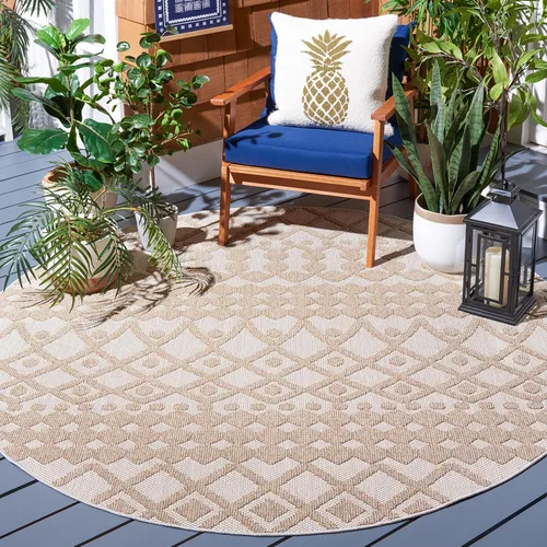 Vista 11 de SAFAVIEH Global Collection - Alfombra de pasillo, 2 pies 2 pulgadas x 8 pies, diseño beige y marrón, no desprende pelusa y de fácil cuidado