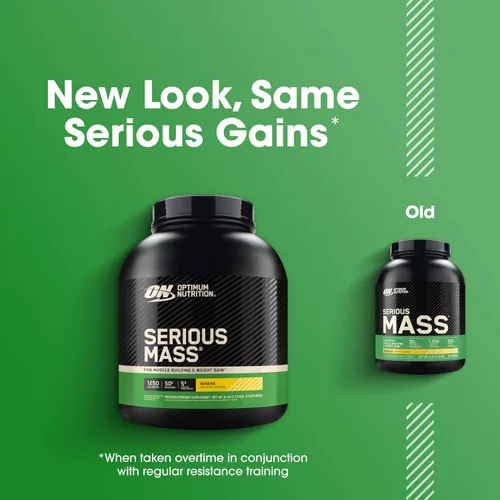 Vista 3 de Proteína para ganar peso Serious Mass Gainer de Optimum Nutrition, 1054620, Banana, 1, 1