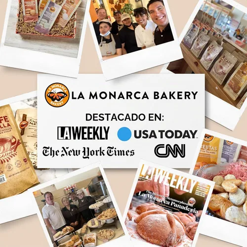 Vista 5 de Galletas de mantequilla mexicanas, 3.6 onzas (paquete de 3), hechas con mantequilla real e ingredientes simples por La Monarca Bakery