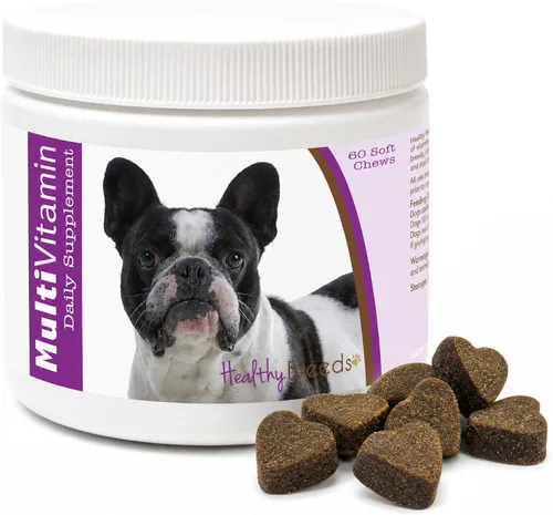 Vista 180 de Healthy Breeds Affenpinscher - Masticables blandos multivitamínicos, 60