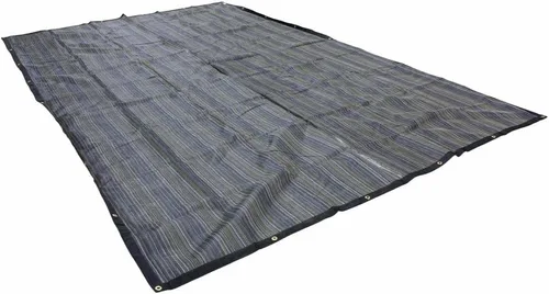 Vista 8 de Mytee Products Lona de malla multicolor de 6 x 8 pies 50% para exteriores con ojales, lonas de malla recubiertas de PVC resistente de 10 onzas