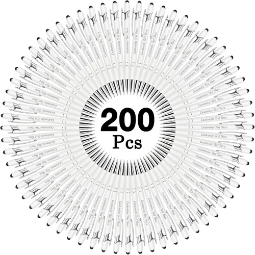 Vista 119 de Hasta 500 bolígrafos personalizados a granel con logotipo de mensaje de nombre comercial, bolígrafos grabados personalizados con lápiz óptico