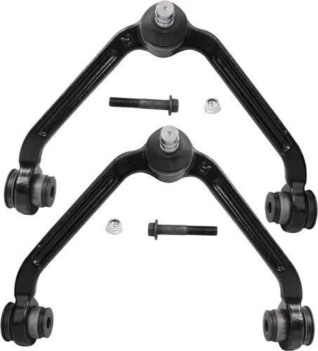 Vista 2 de Detroit Axle - Kit de extremo de 12 piezas para Ford Explorer Mercury Mountaineer 1998-2001 1999 2000, 2 brazos de control delanteros superiores