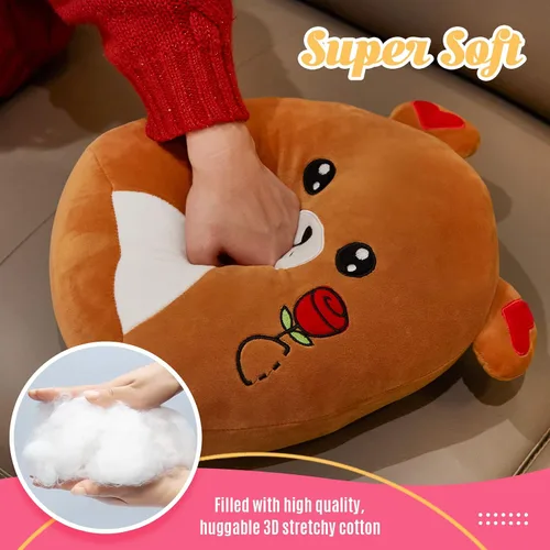 Vista 4 de Animales de peluche juguetes almohada oso lindo flor amor regalos 11