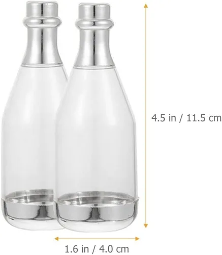 Vista 2 de Kisangel - Caja de dulces para botellas, paquete de 20 cajas de recuerdos de boda, mini recipientes para fiestas de bebé, cumpleaños, Navidad