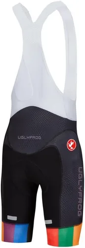 Vista 53 de UGLY FROG Designs - Pantalones cortos de ciclismo con pantalones cortos con peto, pantalones cortos de ciclismo Pro/BIP, acolchado 3D Coolmax