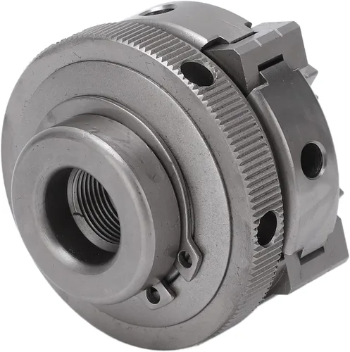 Vista 2 de Mandril de torno autocentrante, reversible de 4 mandíbulas de alta dureza Mini torno Chuck M14 45 de acero preciso para máquina herramienta