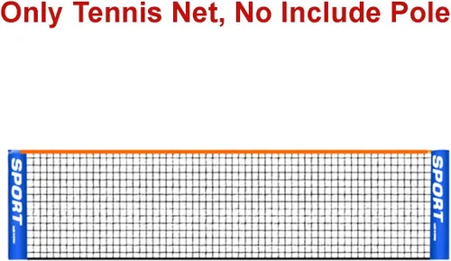 Vista 2 de Red de pickleball de bádminton, repuesto de red de bádminton de poliéster, red de entrenamiento de voleibol para niños y adultos, para tenis