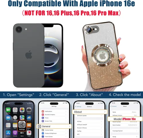 Vista 338 de Misscase Funda magnética con purpurina para iPhone 11 compatible con MagSafe, protección completa, delgada, a prueba de golpes, antiarañazos