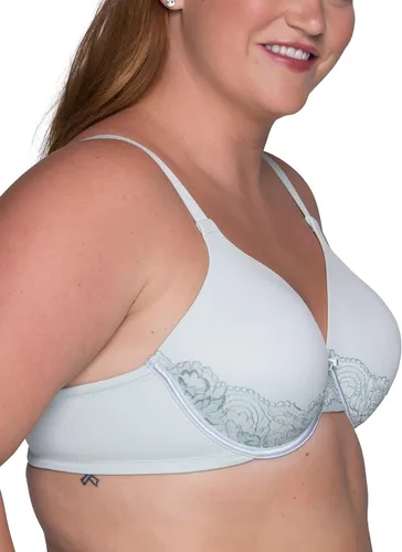 Vista 3 de Vanity Fair Women's Full Figure Beauty Back Smoothing Bra with Lace, 4-Way Stretch Fabric, Lightly Lined Cups up to DD