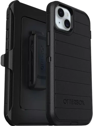 Vista 7 de OtterBox iPhone 15 Plus y iPhone 14 Plus (solamente) - Funda de la serie Defender - Jeans azul bebé - Sin pantalla - Resistente y duradero