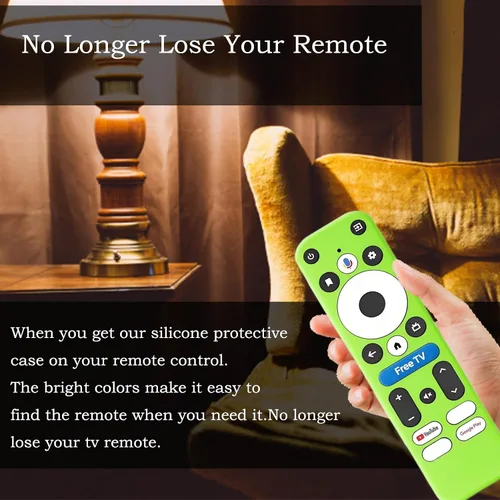 Vista 4 de Cubierta remota para botón de TV gratis Onn 4K Plus Pro Funda protectora Onn Box