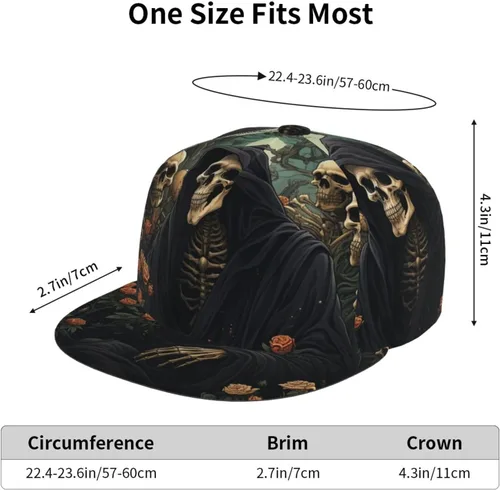 Vista 6 de Gorra de béisbol ajustable Snapback moda papá sombreros camionero sombrero