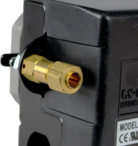 Vista 7 de Interruptor de presión de compresor de aire de repuesto, Sunny L1, 1 puerto, 95-125 PSI, 25 Amp