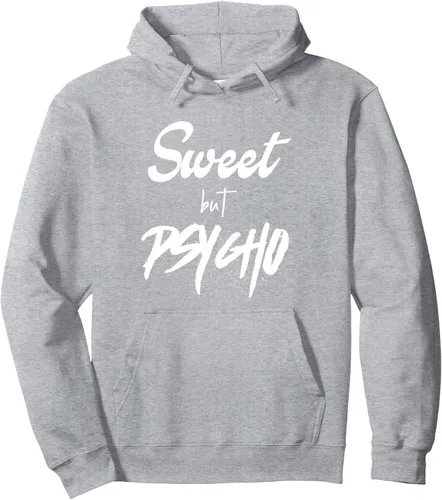 Vista 3 de Sweet but Psycho Sudadera con capucha Negro