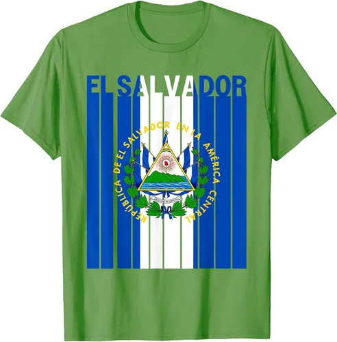 Vista 20 de Camiseta con la bandera de El Salvador