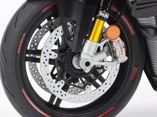 Vista 9 de Tamiya 14140 Ducati Superleggera V4 1:12 Kit de modelo detallado fiel al original de plástico Kit de construcción DIY montaje sin pintar multicolor